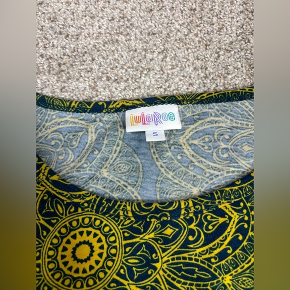 Lot of Lularoe Julia Bodycon Knee Length Mandala Stripes Short Sleeve Dress S - Picture 5 of 5